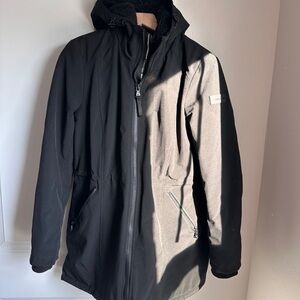 Calvin Klein Men's Black Raincoat